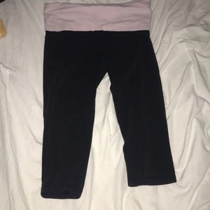 Victoria’s Secret pink black leggings